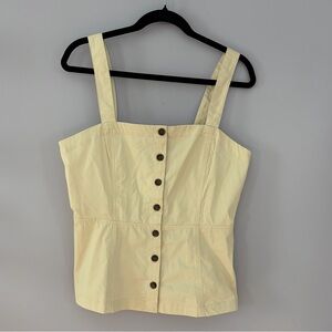 NWT Banana Republic Button Up Cotton Tank